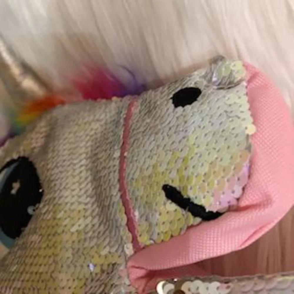 Olivia Miller Sequin Unicorn Backpack
